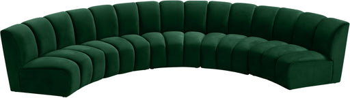Infinity Green Velvet 5pc. Modular Sectional - Furniture Stars (Chicago, IL)