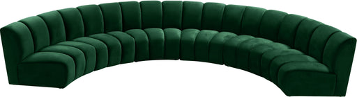 Infinity Green Velvet 6pc. Modular Sectional - Furniture Stars (Chicago, IL)