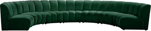 Infinity Green Velvet 7pc. Modular Sectional - Furniture Stars (Chicago, IL)