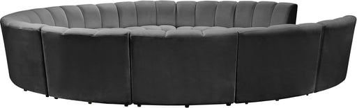 Infinity Grey Velvet 11pc. Modular Sectional - Furniture Stars (Chicago, IL)