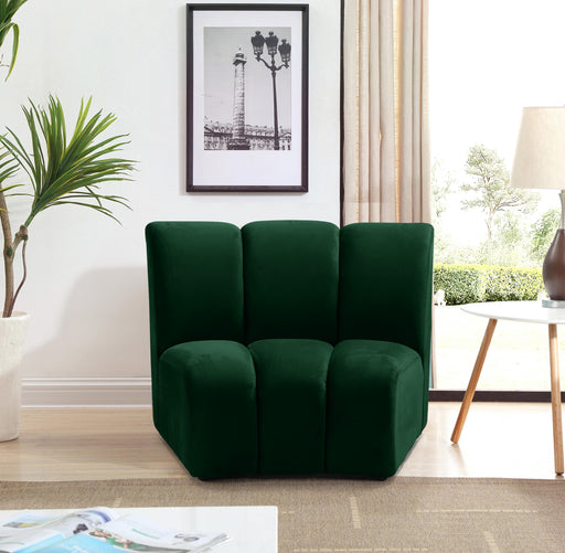 Infinity Green Velvet Modular Chair - Furniture Stars (Chicago, IL)