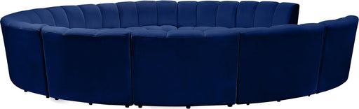 Infinity Navy Velvet 11pc. Modular Sectional - Furniture Stars (Chicago, IL)