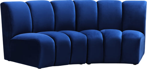 Infinity Navy Velvet 2pc. Modular Sectional - Furniture Stars (Chicago, IL)