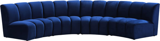 Infinity Navy Velvet 4pc. Modular Sectional - Furniture Stars (Chicago, IL)