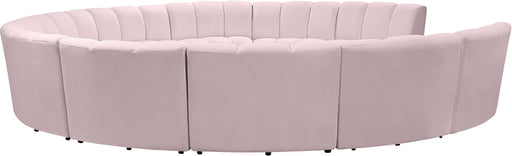 Infinity Pink Velvet 11pc. Modular Sectional - Furniture Stars (Chicago, IL)