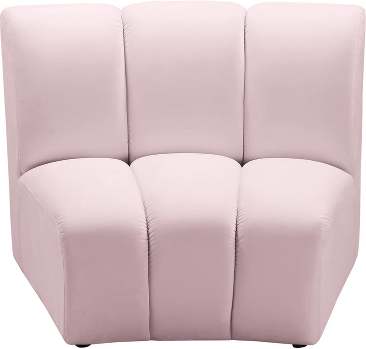 Infinity Pink Velvet Modular Chair - Furniture Stars (Chicago, IL)