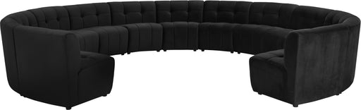 Limitless Black Velvet 13pc. Modular Sectional - Furniture Stars (Chicago, IL)