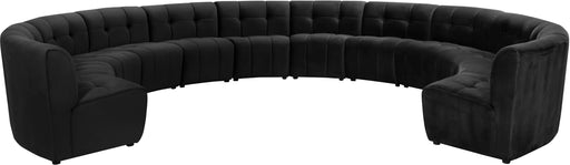 Limitless Black Velvet 12pc. Modular Sectional - Furniture Stars (Chicago, IL)