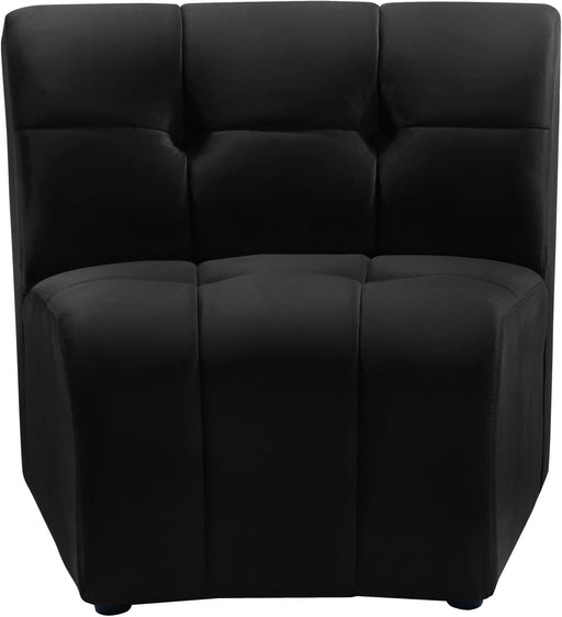 Limitless Black Velvet Modular Chair - Furniture Stars (Chicago, IL)