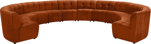 Limitless Cognac Velvet 12pc. Modular Sectional - Furniture Stars (Chicago, IL)