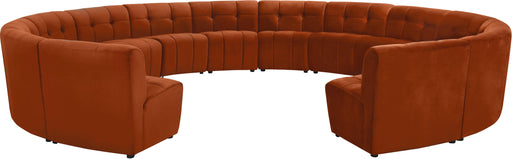 Limitless Cognac Velvet 14pc. Modular Sectional - Furniture Stars (Chicago, IL)