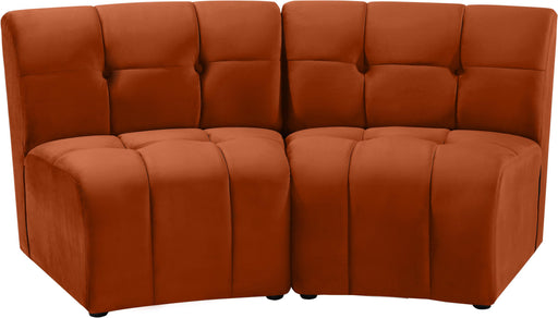 Limitless Cognac Velvet 2pc. Modular Sectional - Furniture Stars (Chicago, IL)