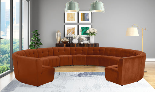 Limitless Cognac Velvet 13pc. Modular Sectional - Furniture Stars (Chicago, IL)