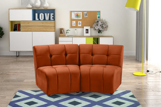 Limitless Cognac Velvet 2pc. Modular Sectional - Furniture Stars (Chicago, IL)
