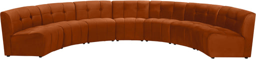 Limitless Cognac Velvet 7pc. Modular Sectional - Furniture Stars (Chicago, IL)