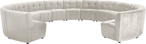 Limitless Cream Velvet 13pc. Modular Sectional - Furniture Stars (Chicago, IL)
