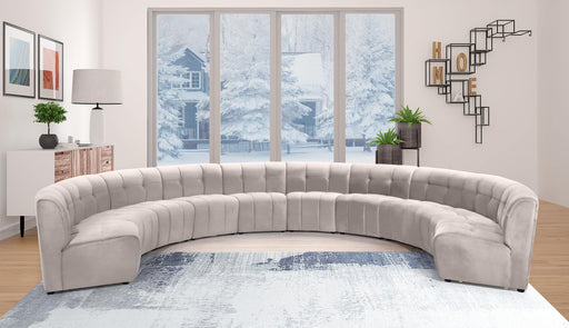 Limitless Cream Velvet 10pc. Modular Sectional - Furniture Stars (Chicago, IL)