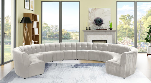 Limitless Cream Velvet 12pc. Modular Sectional - Furniture Stars (Chicago, IL)
