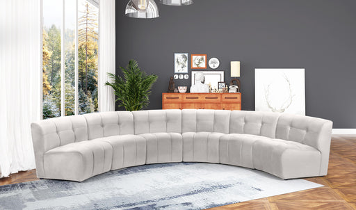 Limitless Cream Velvet 6pc. Modular Sectional - Furniture Stars (Chicago, IL)