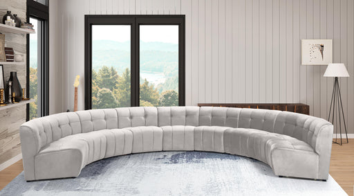 Limitless Cream Velvet 9pc. Modular Sectional - Furniture Stars (Chicago, IL)