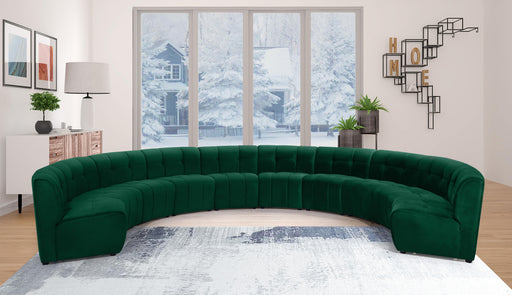 Limitless Green Velvet 10pc. Modular Sectional - Furniture Stars (Chicago, IL)