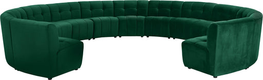 Limitless Green Velvet 13pc. Modular Sectional - Furniture Stars (Chicago, IL)
