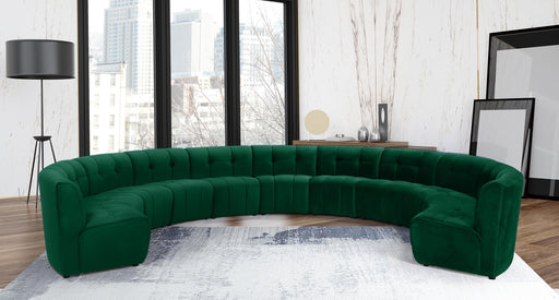 Limitless Green Velvet 11pc. Modular Sectional - Furniture Stars (Chicago, IL)