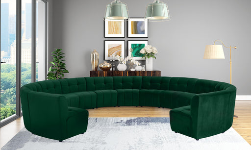 Limitless Green Velvet 13pc. Modular Sectional - Furniture Stars (Chicago, IL)