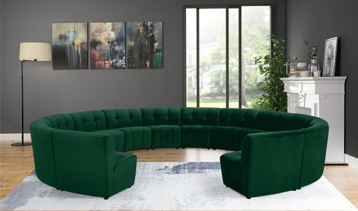 Limitless Green Velvet 14pc. Modular Sectional - Furniture Stars (Chicago, IL)