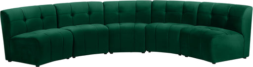 Limitless Green Velvet 5pc. Modular Sectional - Furniture Stars (Chicago, IL)