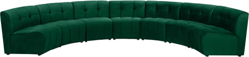 Limitless Green Velvet 7pc. Modular Sectional - Furniture Stars (Chicago, IL)