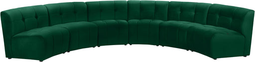 Limitless Green Velvet 6pc. Modular Sectional - Furniture Stars (Chicago, IL)