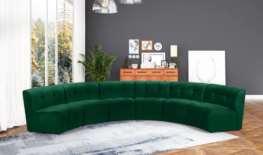 Limitless Green Velvet 6pc. Modular Sectional - Furniture Stars (Chicago, IL)