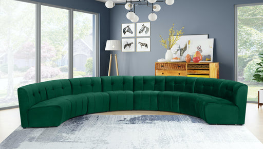 Limitless Green Velvet 8pc. Modular Sectional - Furniture Stars (Chicago, IL)
