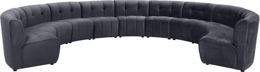 Limitless Grey Velvet 11pc. Modular Sectional - Furniture Stars (Chicago, IL)
