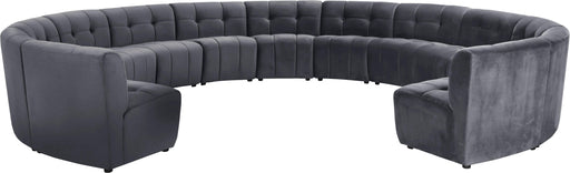 Limitless Grey Velvet 13pc. Modular Sectional - Furniture Stars (Chicago, IL)
