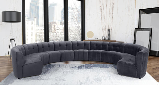 Limitless Grey Velvet 11pc. Modular Sectional - Furniture Stars (Chicago, IL)