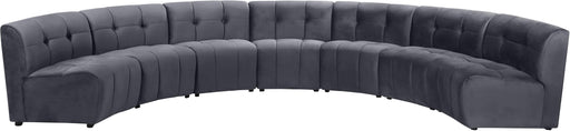 Limitless Grey Velvet 7pc. Modular Sectional - Furniture Stars (Chicago, IL)
