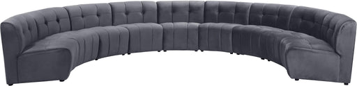 Limitless Grey Velvet 9pc. Modular Sectional - Furniture Stars (Chicago, IL)
