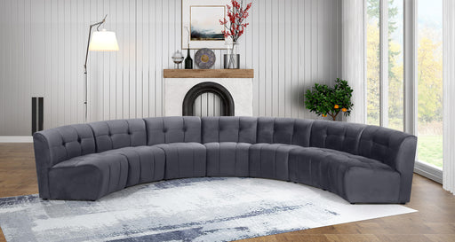 Limitless Grey Velvet 7pc. Modular Sectional - Furniture Stars (Chicago, IL)