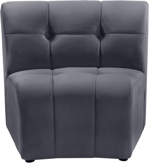 Limitless Grey Velvet Modular Chair - Furniture Stars (Chicago, IL)