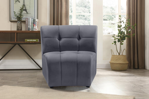 Limitless Grey Velvet Modular Chair - Furniture Stars (Chicago, IL)