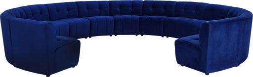 Limitless Navy Velvet 13pc. Modular Sectional - Furniture Stars (Chicago, IL)
