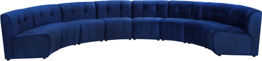 Limitless Navy Velvet 8pc. Modular Sectional - Furniture Stars (Chicago, IL)