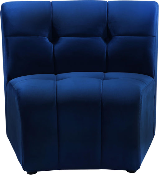 Limitless Navy Velvet Modular Chair - Furniture Stars (Chicago, IL)