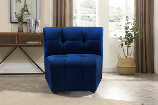 Limitless Navy Velvet Modular Chair - Furniture Stars (Chicago, IL)