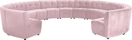 Limitless Pink Velvet 13pc. Modular Sectional - Furniture Stars (Chicago, IL)