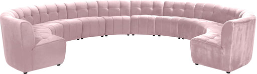 Limitless Pink Velvet 12pc. Modular Sectional - Furniture Stars (Chicago, IL)