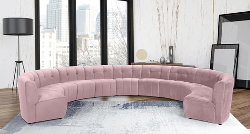 Limitless Pink Velvet 11pc. Modular Sectional - Furniture Stars (Chicago, IL)