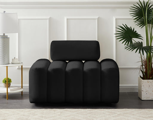 Melody Black Velvet Chair - Furniture Stars (Chicago, IL)